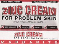 MARGARITE Cosmetics Zinc Cream, 1 Oz (2 Pack)