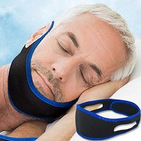 Anti-snoring Chin Strap, Comfortable Natural snoring Solution Adjustable snoring Chin Strap, Most Effective Anti-snoring Equipment for The Elderly Child Man Woman 2 Piece Suit