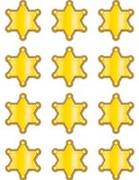 Teacher Created Resources Western Sheriff Badge Mini Accents (5536)