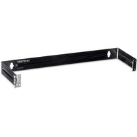 TRENDnet 1U 19-Inch Hinged Wall Mount Bracket for Patch Panels and PDU Power Strips, Supports EIA-310, TC-WP1U