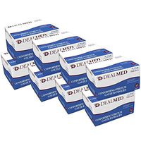 Dealmed 3" Sterile Conforming Stretch Gauze Bandages, 4.1 Yards Stretched, 12 Rolls/Box - 96 Count