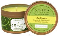 AROMA NATURALS CNDL,SOY,AMB,YEL,SM,TIN, CT