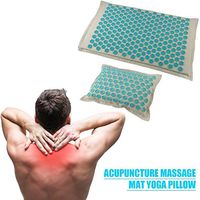YITIAN Yoga Mat,Acupressure Mat,Acupuncture Massage Mats,Acupuncture Trigger Point Shiatsu Pain Stress Relief Stress Body Massage Promotes Blood Circulation Acupuncture Pad