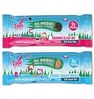 Zeek Kids Protein Bars- High Protein, Low Sugar Snack Bar for Kids. Picky Eater Approved and Real Ingredients! | Gluten Free, Soy Free