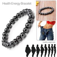 Magnetic Healing Bracelet Hematite Bead Bangle Arthritis Pain Relief Weight Loss Women Men