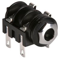 Phone Connectors 1/4" MONO SWITCH SOLDER JACK (1 piece)