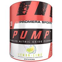 ProMera Sports Pump, Lemon Lime, 20 Servings, Advanced Nitric Oxide Booster & Pump Amplifier with L-Citrulline HCl for Muscle Growth
