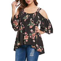 Women V-Neck Tank Top Tunic for Leggings(Black,US 16)