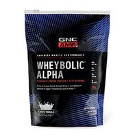 GNC AMP Wheybolic Alpha Whey Protein Powder - Classic Vanilla, 9 Servings, Contains 40g Protein and 15g BCAA Per Serving