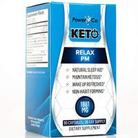 PowerCo Nutrition Night Time Fat Burner - Sleep Aid and PM Appetite Suppressant - Stimulant-Free Weight Loss Pills & Metabolism Booster for Women and Men - Ketosis Diet Pills - 90 Capsules