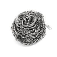 uxcell Steel Wire Scourer Cleaning Ball for Kitchen Dish 4 Pcs