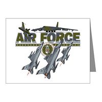 Note Card US Air Force Planes Fighter Jets