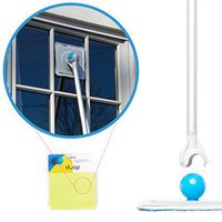 Duop 6" Microfiber Glass Cleaning Pads (Pack of 2) – Perfect for Cleaning & Polishing Windows or Mirrors