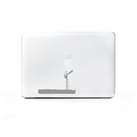 (2X) StickAny Laptop Series Old Windmill Sticker for MacBook Pro, Chromebook, Surface Pro, and More (Silver)