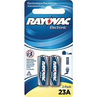 RAYOVAC KE23A-2ZMA Alkaline Keyless Entry Batteries, 2 pk (23A Size; 12 Volt)