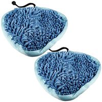 2 Pack Felji T1 Heavy Duty Deluxe Coral Microfiber Pads for H2O Steamboy Mop