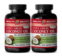 Extra Virgin Coconut Oil for Skin - Extra Virgin Coconut Oil 3000 - Promote Immune Function (2 Bottles)