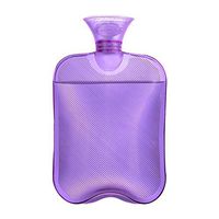 Ordinary Hot Water Bottl Commonly Used at Home Ribbed Surface On One Side Hot Water Bottle Premium Rubber for Cramps and Pain Relief with Covers Quick Pain Relief and Comfort