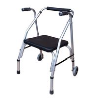 CHAIR Medical Rehab Chair, Wheelchair,Lightweight Folding Portable Folding Walker Elderly Walker with Wheels Disabled Assisted Walker Driving Medical