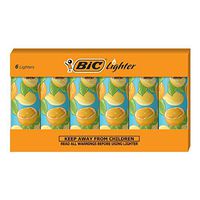 BIC Special Edition Favorite Series Lemon Lighters, Set of 6