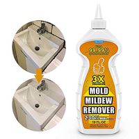 FOLLOWIN Mold Mildew Remover Gel Household Stain Cleaner for Tiles Grout Sealant Bath Sinks Showers Bathroom, 18oz