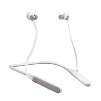 JAM Tune In Bluetooth Neckband Style Headphones  30 ft. Range, 12 Hour Playtime, Hands-Free Calling, Sweat and Rain Resisitant IPX4  Workout Earbuds Gray HX-EPC202GY