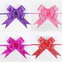 Elegant Gift Pull Bows for Birthdays Easter Christmas, 24 Pack 6" Diameter Basket Pull Bows Gift Wrapping Wrap Bow Wedding Car Decoration Centerpieces Gift Bows (Mix)