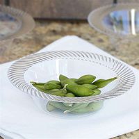 Clear 6Oz Round Disposable Bowl - Twirl Collection