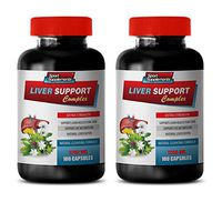 Liver Supplements for Men - Liver Support Complex 1200 MG - Extra Strength - Milk Thistle for Weight Loss - 2 Bottles 200 Capsules