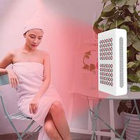 300W Red LED Light Therapy Lamp Red 660nm & Near Infrared 850nm for Skin and Pain Relief, Anti-Aging Muscle Performance