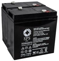 SPS Brand 6V 42Ah Replacement Battery for Dantona LEAD-6-36PS (2 Pack)