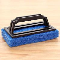 Leoie Cleaning Brush Sponge Cleaner with Handle for Kitchen Bathroom Basin Bathtub Window