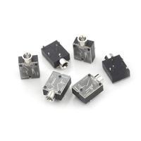 5Pcs 5 Pin 3.5mm Audio Jack Socket PCB Panel Mount for Headphone with Nut PJ-324M Accessories