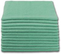 Heavy Duty Microfiber Terry Cloth 16x16 400gsm - Green Case of 180