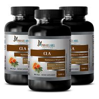 Energy Boost Natural - CLA 1250MG - Safflower Oil - conjugated linoleic Acid weightloss - 3 Bottles (180 Softgels)