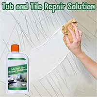 Magic Tub and Tile Repair Agent, Bathtub Tile Tub Refinishing Spray Repair Solution Tile Metal Scratch Cleaner Renew Sink Ceramic Porcelain, Safe and Non-Toxic (White)