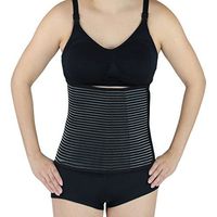 Luxe-Phillips Hospital Grade Postpartum Belly Wrap with Breathable Technology. Active Compression Quickly Reduces The Size of The Uterus Post Pregnancy for Faster Slimming Results. (Small)