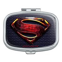 Justice League Movie Superman Logo Rectangle Pill Case Trinket Gift Box