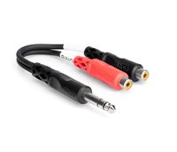 Hosa YPR-102 1/4" TRS to Dual RCAF Stereo Breakout Cable