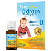 Ddrops Baby Liquid Vitamin D3 400 IU 2.50 mL (90 drops) (Pack of 10)