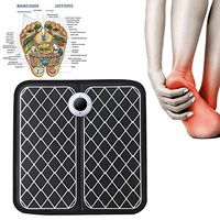 Lzour EMS Foot Massager,Portable Electric Massage Mat, Electronic Muscle Stimulatior Feet Massage for Foot Boost Circulation & Relief Aching Feet Legs Muscles