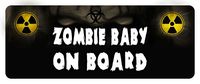 ZOMBIE BABY ON BOARD Zombie Car Laptop Wall Sticker