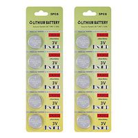 Fortune CR2032 3 Volt Lithium Coin Battery - Retail Packaging (Pack of 10)