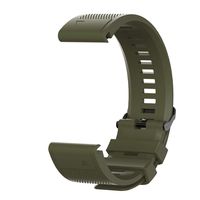 Dunfire Replacement Wristbands for Garmin Fenix 5/Fenix 5 Plus/Forerunner 935/Approach S60/Quatix 5 (Army Green, One Size)
