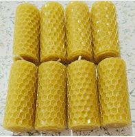 new Papilion Small 8 Pieces/lot Handmade Rolled Beeswax Candle