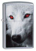 Zippo Wolf with Red Eyes