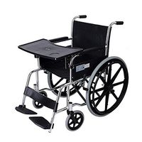 Wheelchair Tray Table with Cup Holder Medical Portable Knee Tray Accessory Child Chair Tray Desk for Eating Snack, Reading