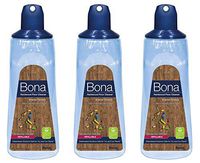 Bona Hardwood Floor Cleaner Refillable Cartridge, 34 oz, 3 Pack