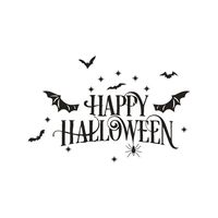 ❤Ywoow❤  Happy Halloween Bone Wall Sticker Window Home Decoration Decal Decor