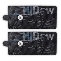 HiDow TENS Unit Stim Replacement Pads XL Hi-Dow Electrodes Gel Pads | Premium Quality 2" X 4" Compatible with Compex | Healthmateforever | iQ Massagers